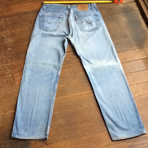 Vintage Levis (90’s) 501 jeans Amazing color! - Picture 5 of 8
